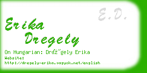 erika dregely business card